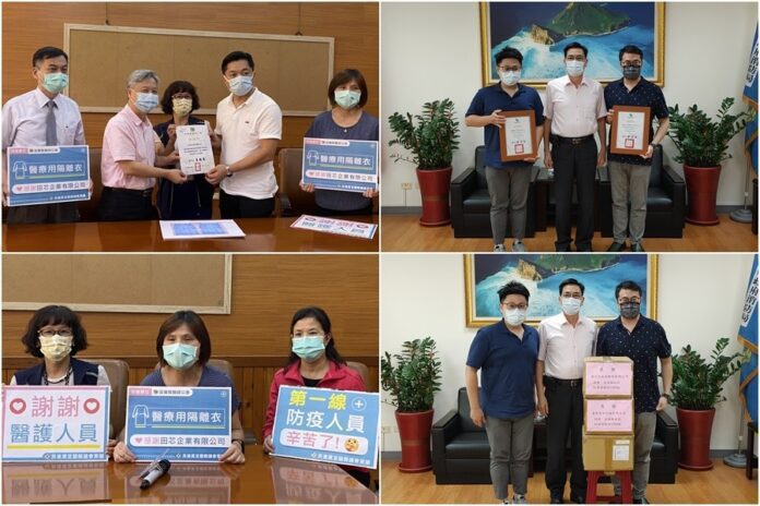 民間熱心贈物資  協助第一線防疫人員抗疫