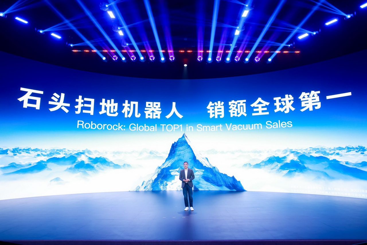 Roborock石頭科技國際發表會上揭示　掃地機器人銷售排行全球第一