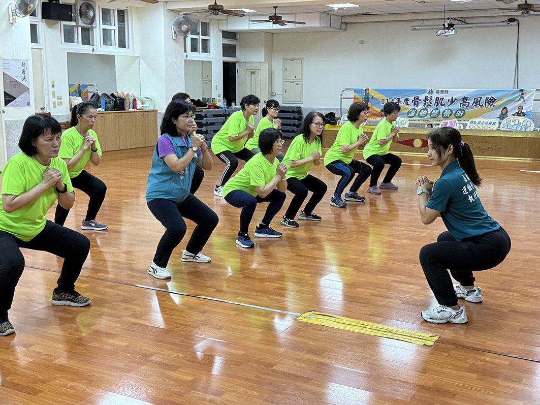 嘉義縣「骨鬆肌少高風險運動營養班」受歡迎　四鄉鎮加開夜間班課程
