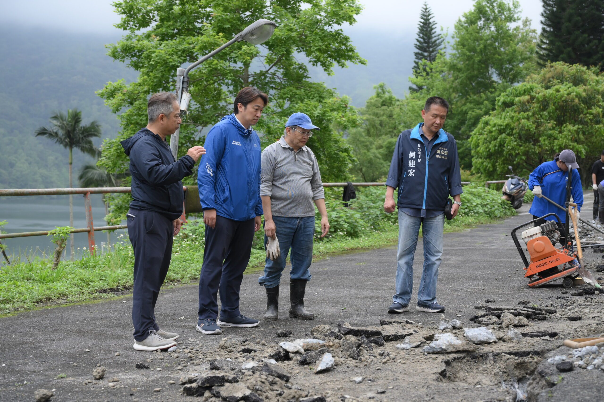 玉山神學院震災受創 魏嘉賢代台積電關心