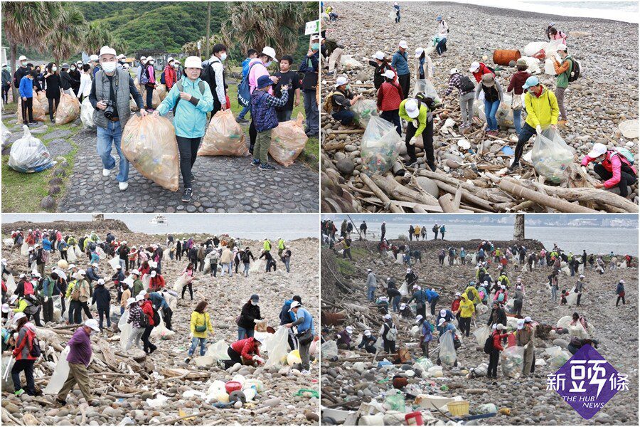 迎接登島觀光  300人龜山島淨灘  人為海漂垃圾驚人