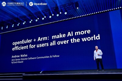 Andrew Wafaa speaking at the summit