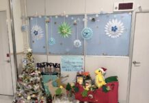 回收素材化身雪國世界 潮州安泰醫院用「白色循環」溫暖耶誕