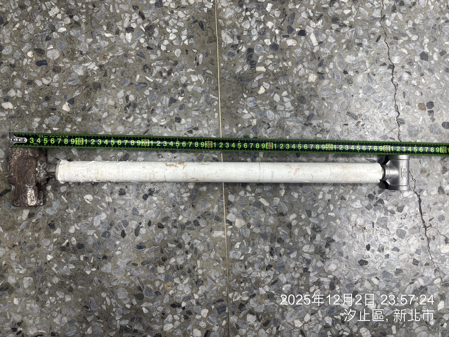 賴男所持榔頭。