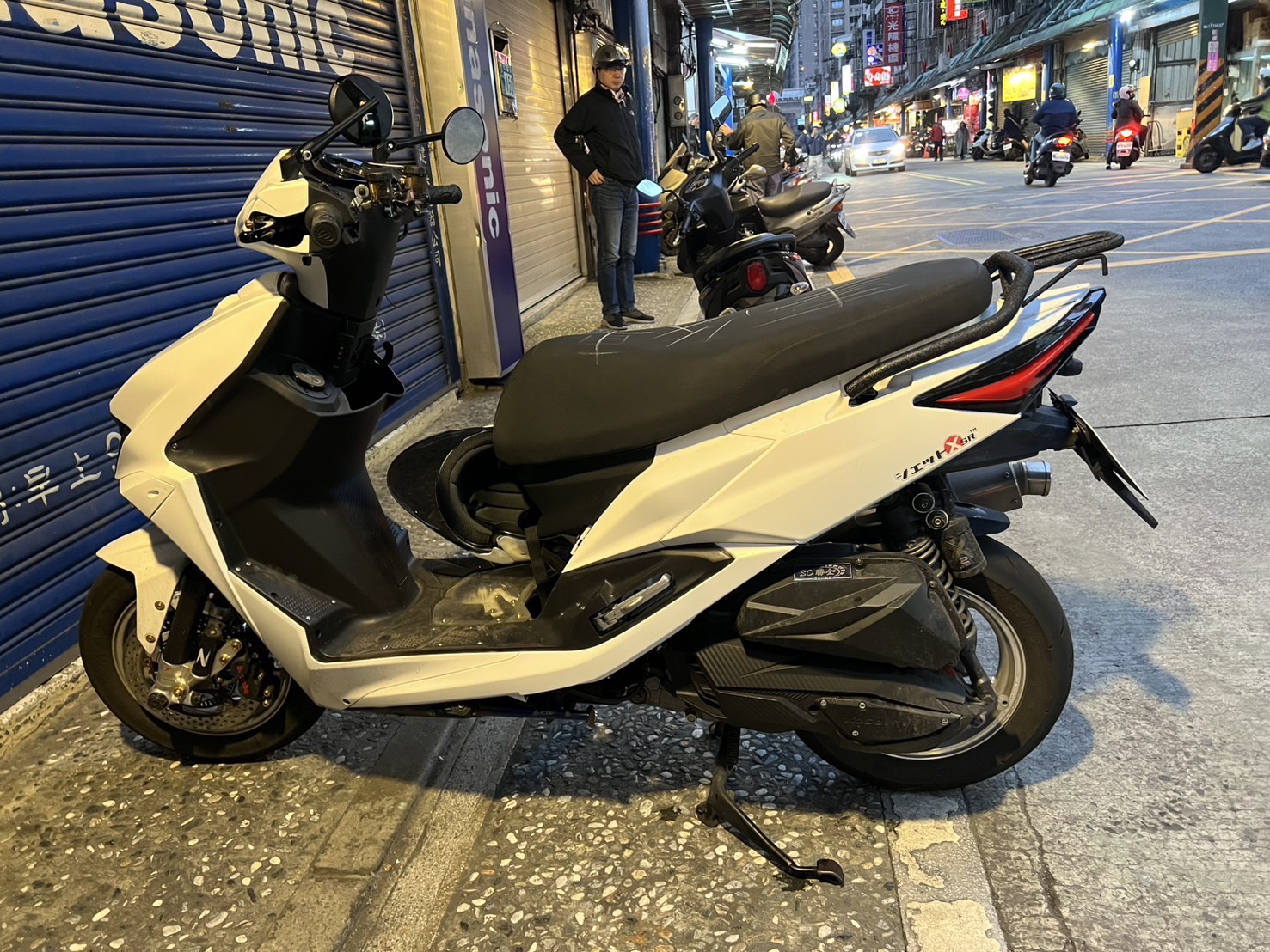 21歲高姓男子騎乘的機車。