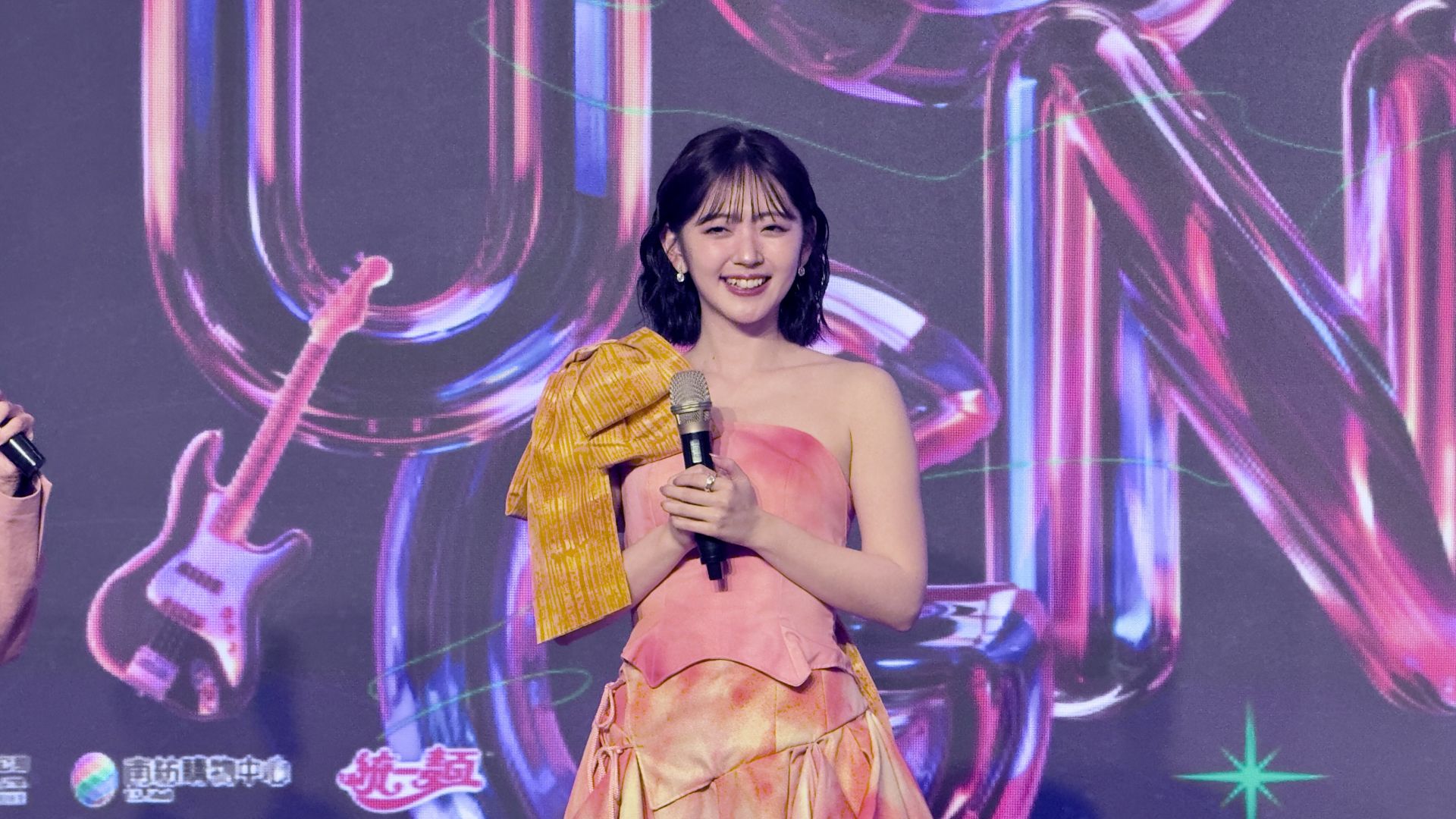 ▲台南跨年迎女神「鈴木愛理」多年再訪緊張又期待 學台語「蓋好呷」甜翻全場（圖／記者王俊勝 拍攝）