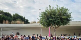 ▲勞資健行活動啟動合照。