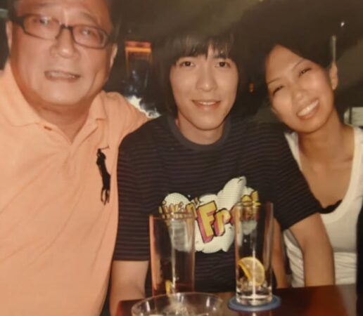 Summer分享父親和老公蕭敬騰的合照。(圖/翻攝summer IG)