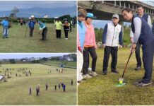 第一屆壯圍鄉長盃地面高爾夫球賽 240人齊集壯圍河濱公園以球會友