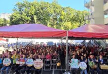 東勢區農會推廣成果展今登場 展現多元亮眼成績 ▲今(11)日活動現場大合照。(記者廖家賢拍攝)