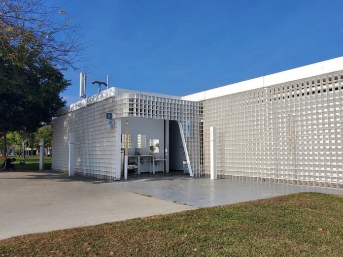 中央公園廁所洗手台試辦提供溫水服務