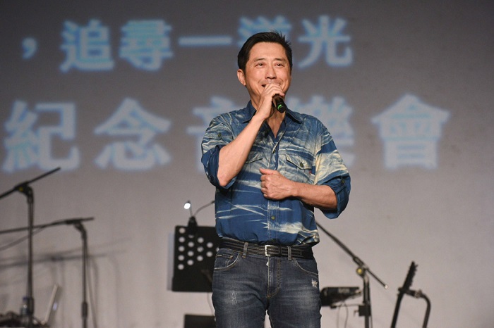 庾澄慶現身韓賢光紀念音樂會,憶起當年一起玩音樂時光。(中華音樂人交流協會提供)