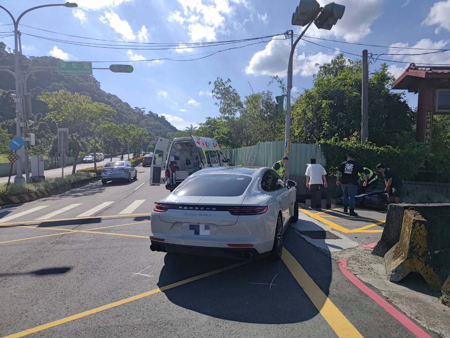 新北市石碇區文山路一帶，昨（6）日下午14時許發生1起死亡交通事故。