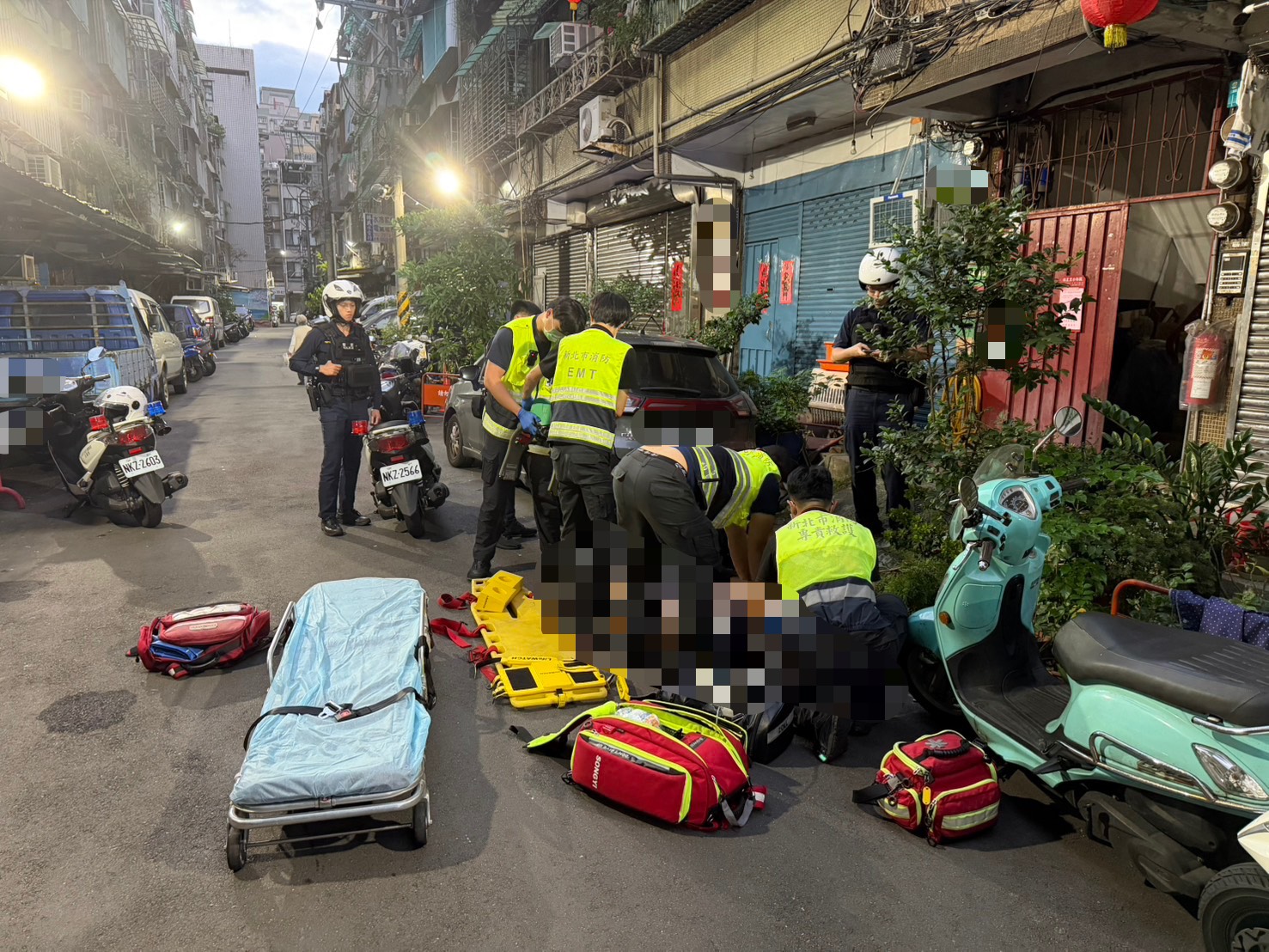 新北市三重區今（17）日清晨傳出路倒死亡案件。