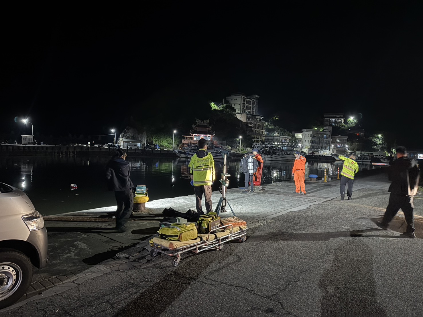 新北市金山區磺港漁港，前（24）日凌晨發生1起死亡意外。