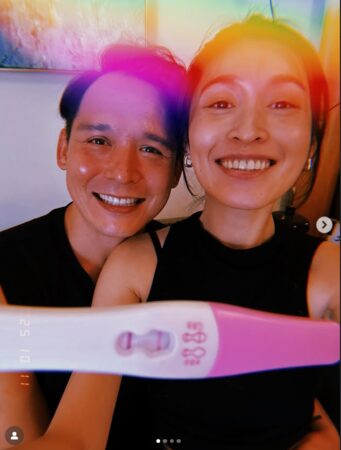 倪安東、管罄開心迎接小孩的到來。（圖／翻攝管罄IG）