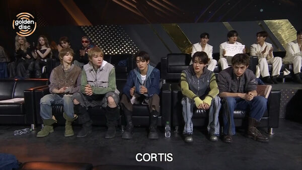 CORTIS被喊到時先愣住。（圖／翻攝Disney+）