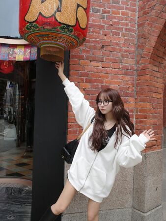 三上悠亞在台中化身最美觀光客。（圖／翻攝三上悠亞IG）