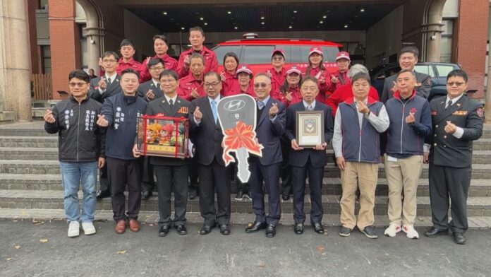 常宏興業擴廠增就業機會 贈消防車輛護鄉里