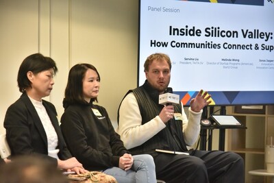 Innovation Centre Denmark的Innovation Advisor Jonas Jasper Samland親臨祝賀國發會矽谷基地一週年慶並參與座談