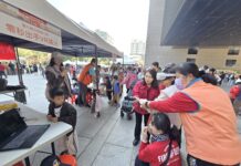 ▲台中市「風火輪救援隊－119消防體驗×滑步車挑戰賽」消防節活動，透過親子同樂的方式，讓孩童化身「小小風火輪救援隊」。