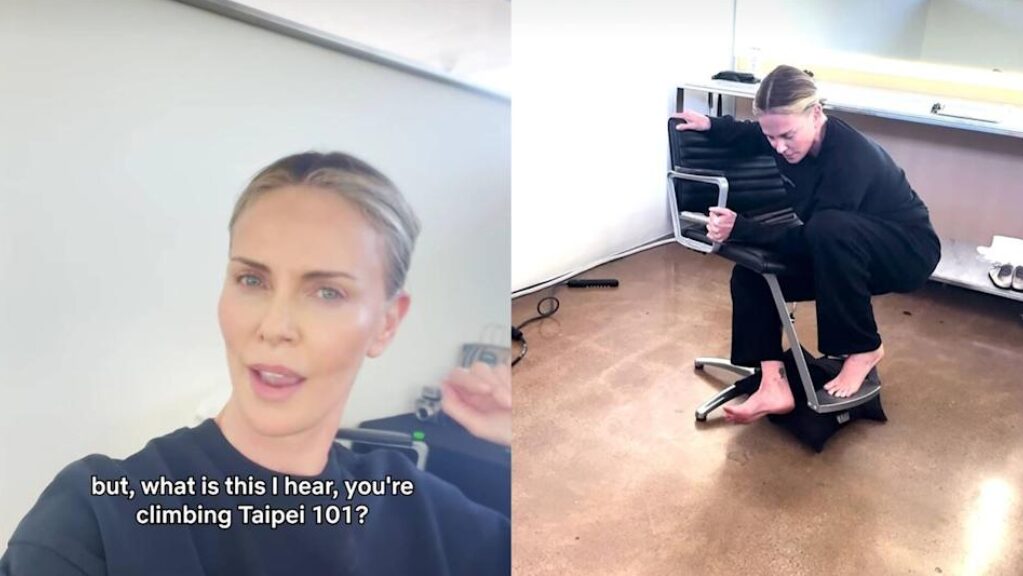 莎莉賽隆向霍諾德下「椅子攀岩」的戰帖（圖／翻攝IG）