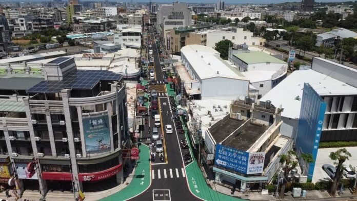 靜宜商圈人行空間回來了