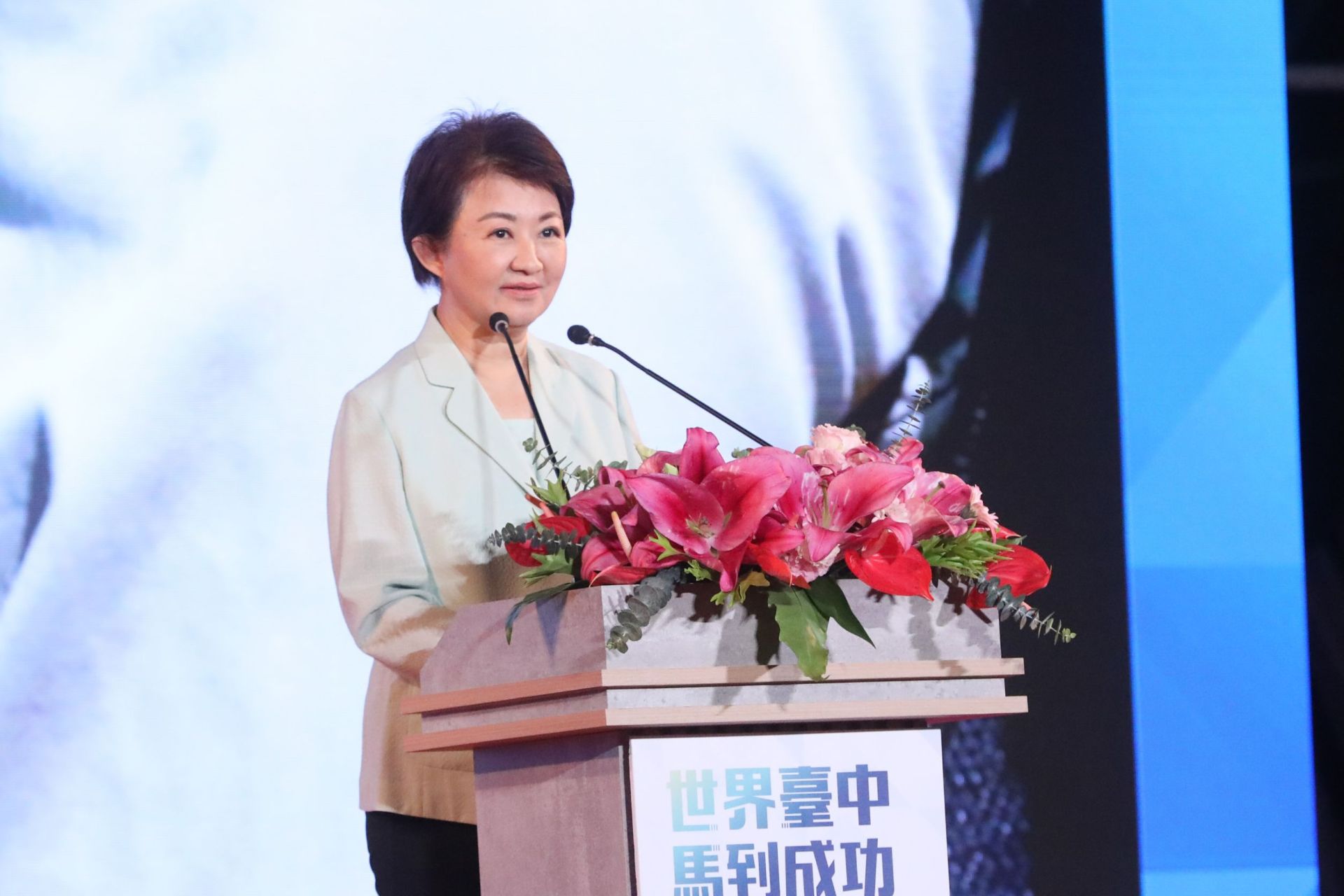 ▲ 中市府廣邀各界貴賓,共同見證今(23)日「台中國際會展中心」正式開幕典禮。(圖/記者游穎達攝)