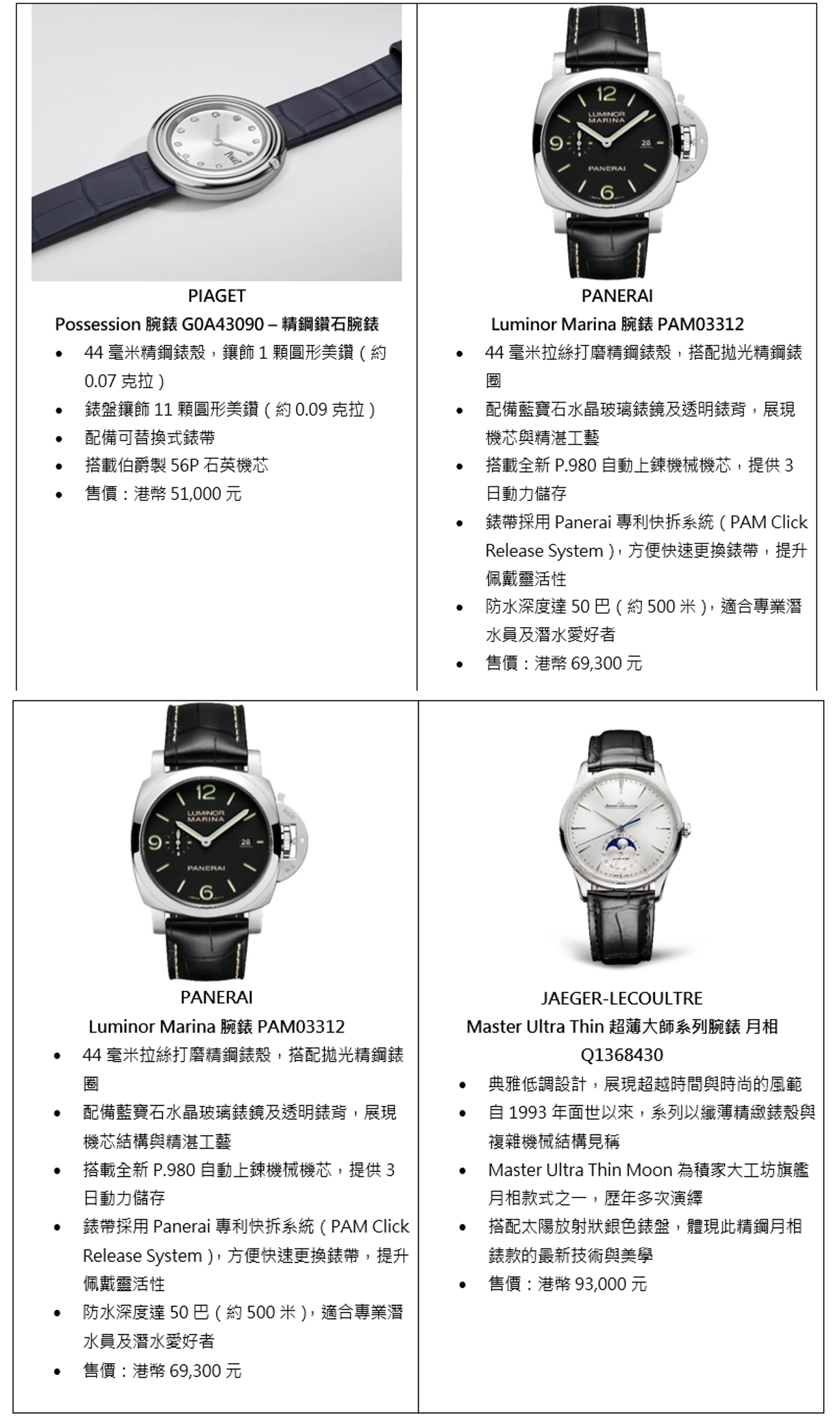 香港國際機場推出尊尚腕錶購物賞