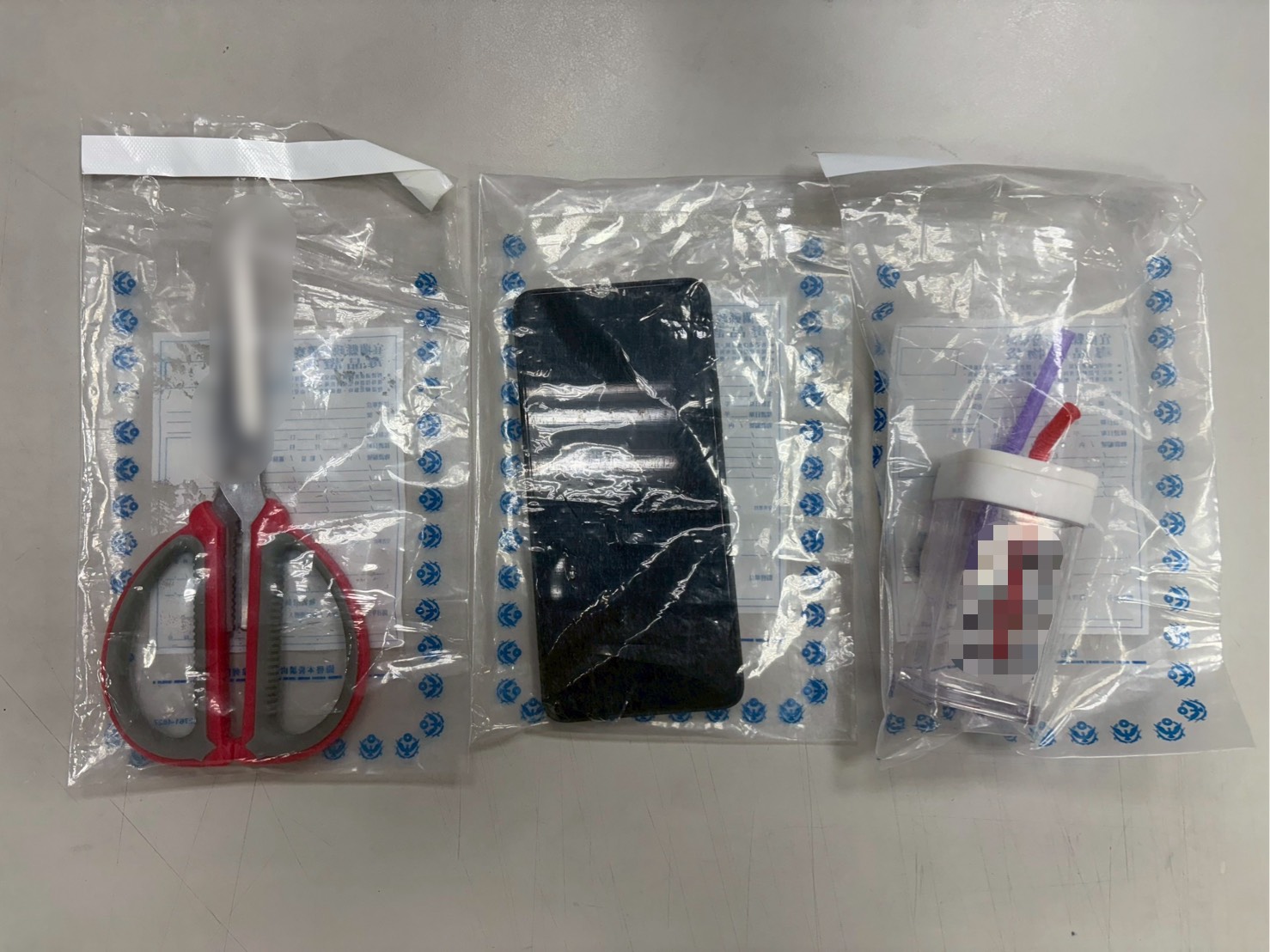 警方查扣相關證物。