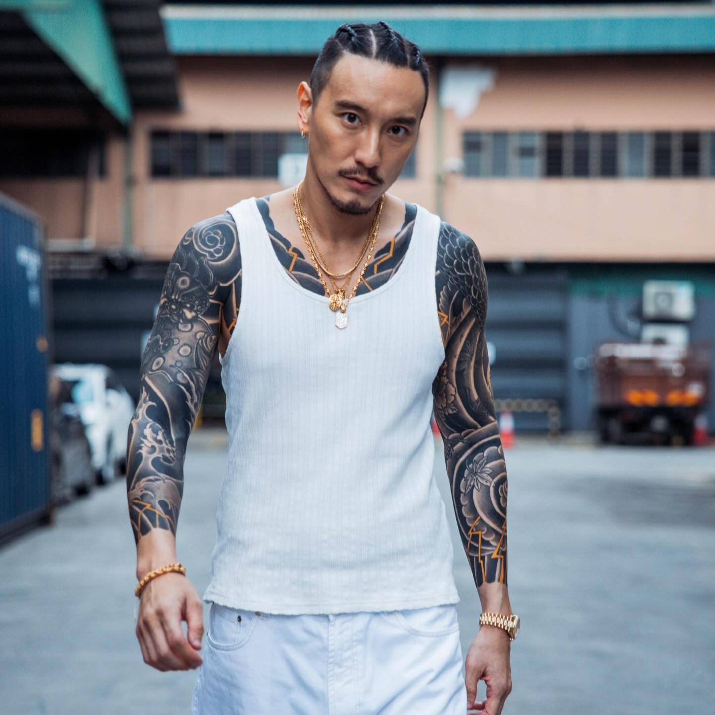 王陽明車聚遭開罰。（圖／翻攝王陽明IG）