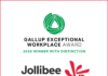 Jollibee 集團榮獲蓋洛普最高職場榮譽 連續五年奪得員工敬業度大獎