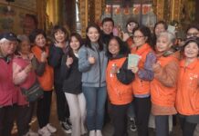 天坡府媽祖廟發開運金 綠色美金帶來好運