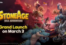 Netmarble今日全球發布《石器時代:放置冒險》