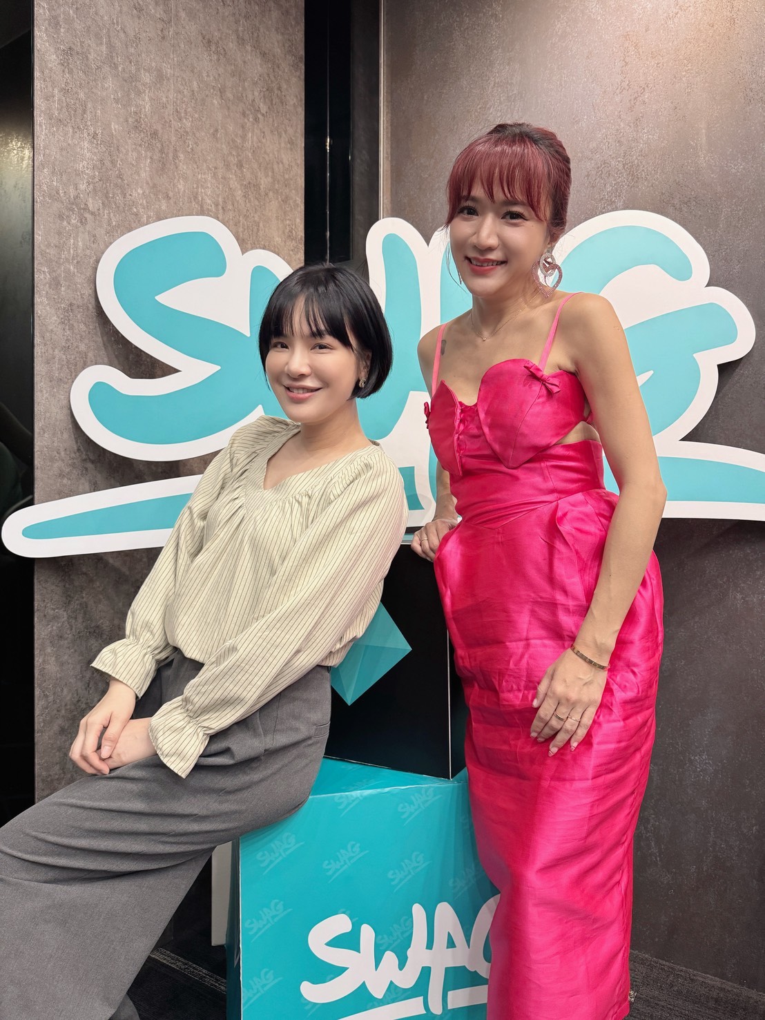 陳沂在節目中邀請條通紅牌媽咪現身對談。（圖／SWAG提供）