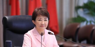 ▲台中市長盧秀燕於今（24）日主持市政會議關心民生議題。（記者廖家賢翻攝）