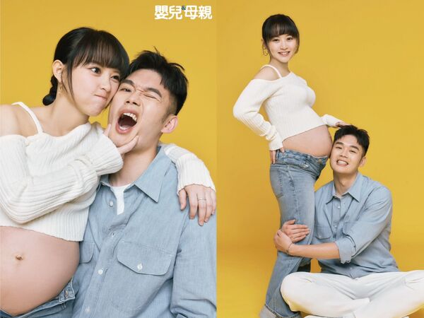 王齊麟、陳詩媛分享相戀內幕。(圖/嬰兒與母親雜誌提供)