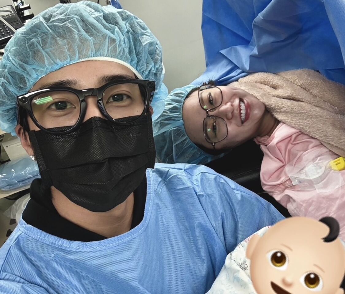 婁峻碩、焦凡凡成為新手爸媽 。（圖／伊弗龐金有限公司提供）