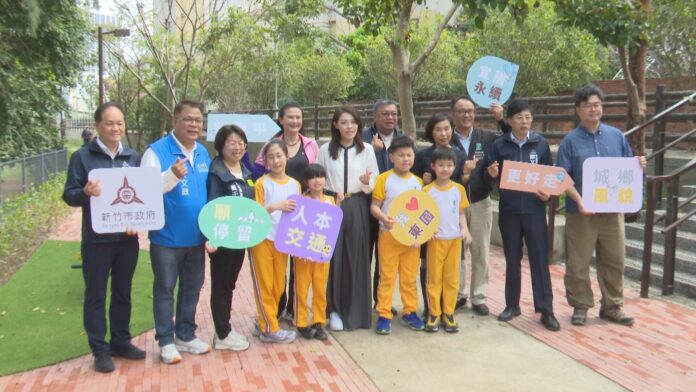 安全舒適廊道 汀甫圳步道東園國小段完工
