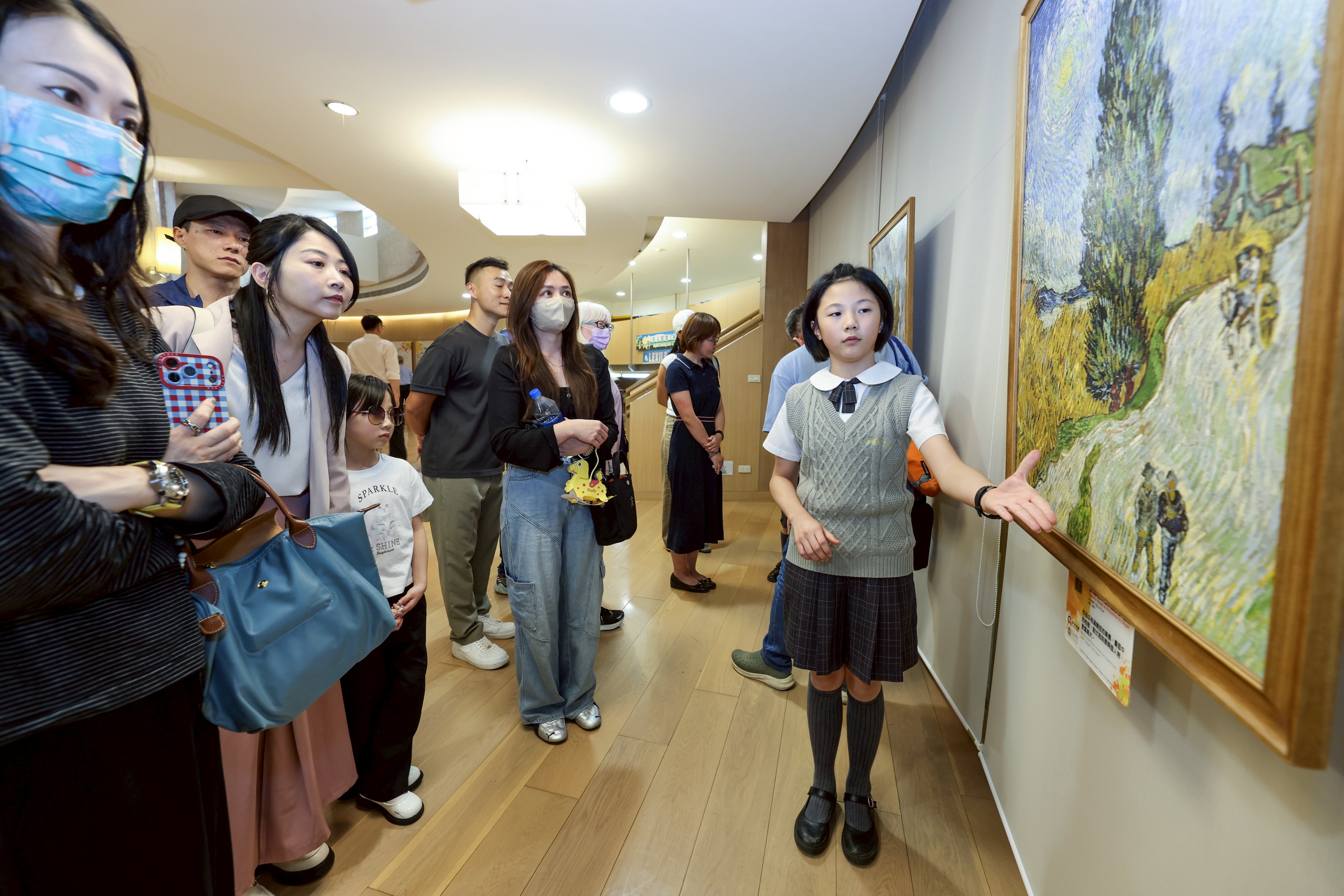 ▲(圖/普台國小「擁抱梵谷」創課聯合展演提供)