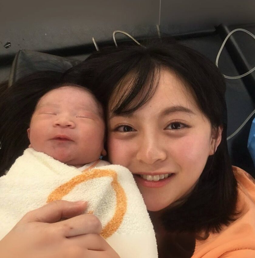 王齊麟和陳詩媛迎接兒子誕生。(圖/翻攝王齊麟IG)