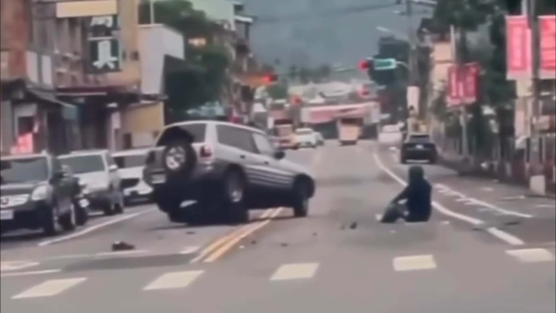 南投縣埔里鎮前（6）日傍晚17時許發生1起驚悚肇逃車禍。