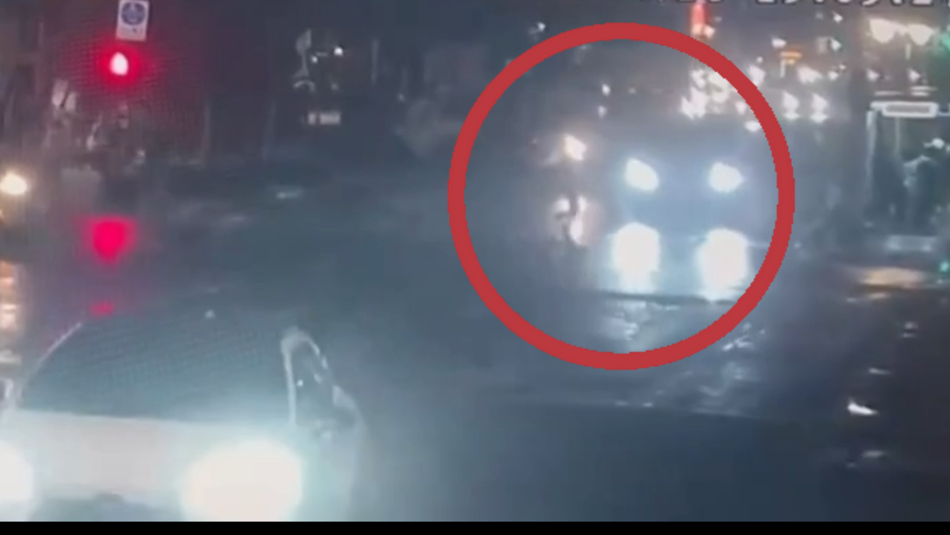 82歲謝姓老婦人帶著20歲的孫子逛街結束準備搭車返家，行經羅斯福路三段、辛亥路一段交叉口時，疑因趕公車而在號誌轉換之際違規闖紅燈穿越斑馬線。