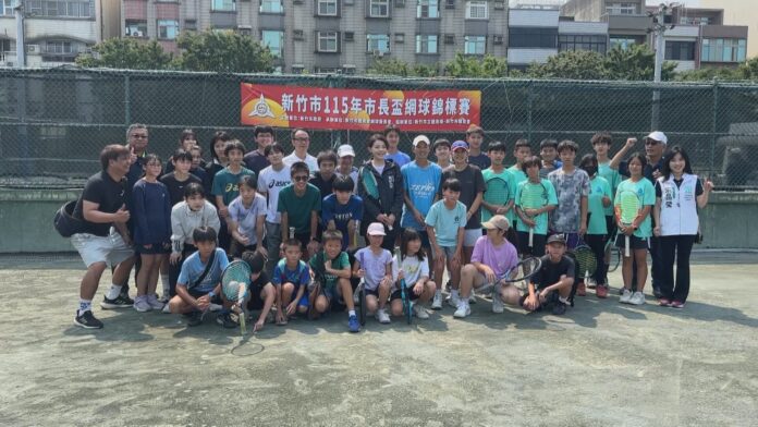 市長盃網球錦標賽 竹市網球好手同場較勁