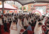 桃園大廟首度舉辦聯合婚禮 33對新人甜蜜完婚