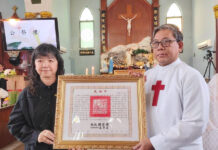 秘克琳神父辭世 文化部代表頒贈總統褒揚令