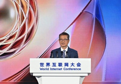 財政司司長陳茂波今日(四月十三日)在2026世界互聯網大會亞太峰會主論壇致辭 財政司司長陳茂波今日(四月十三日)在2026世界互聯網大會亞太峰會主論壇致辭