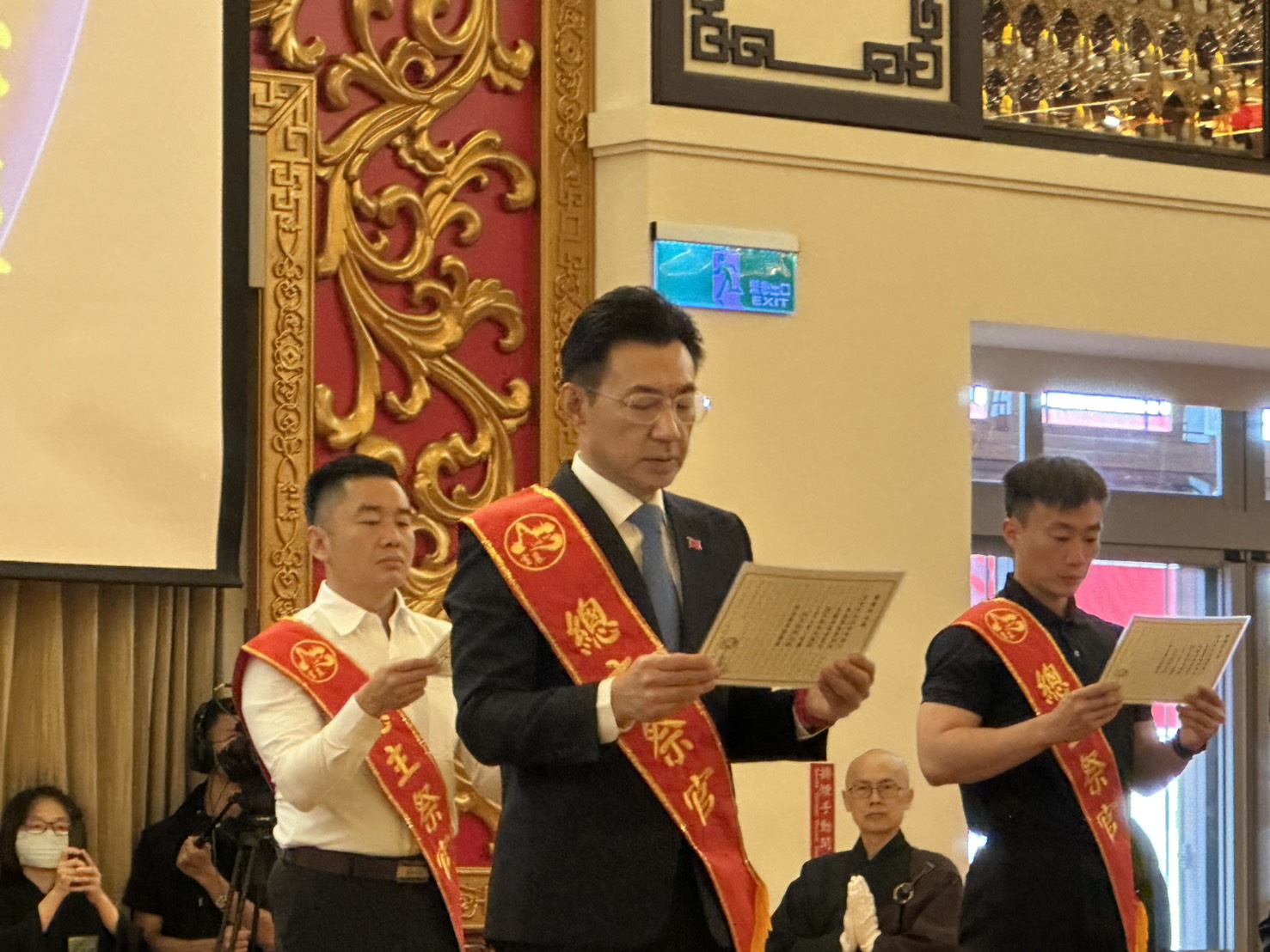 江啟臣出席清明護國大悲懺法會 結合軍魂與慈悲祈願臺海和平