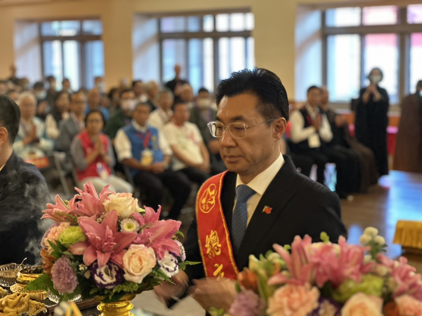 江啟臣出席清明護國大悲懺法會 結合軍魂與慈悲祈願臺海和平