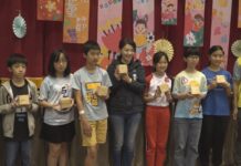 兌現承諾 高虹安赴校園陪孩子過兒童節